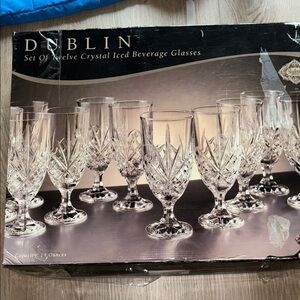 Elegant White Drinkware Set for Dining